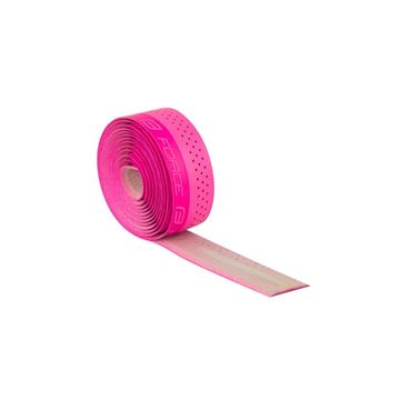 Picture of FORCE HANDLEBAR TAPES  PU WITH EMBOSSED LOGO PINK